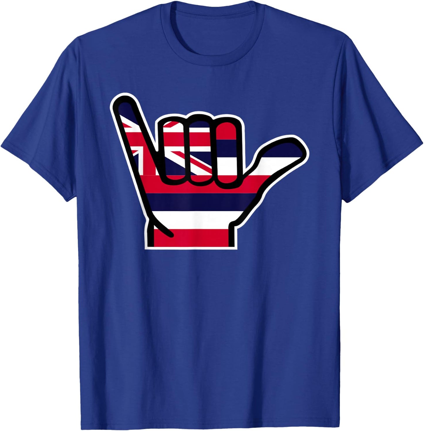 Hawaii hand flag T-Shirt - T-Shirt | Royal