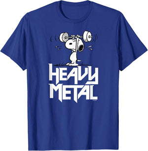 Peanuts Heavy Metal Snoopy T-Shirt - T-Shirt | Royal