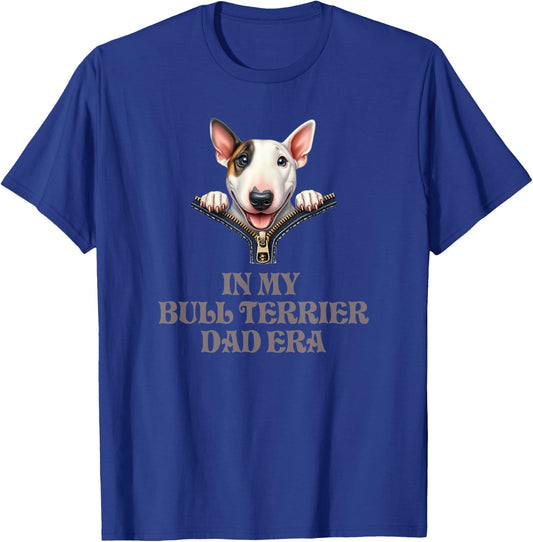 In My Bull Terrier Dad Era T-Shirt - T-Shirt | Royal