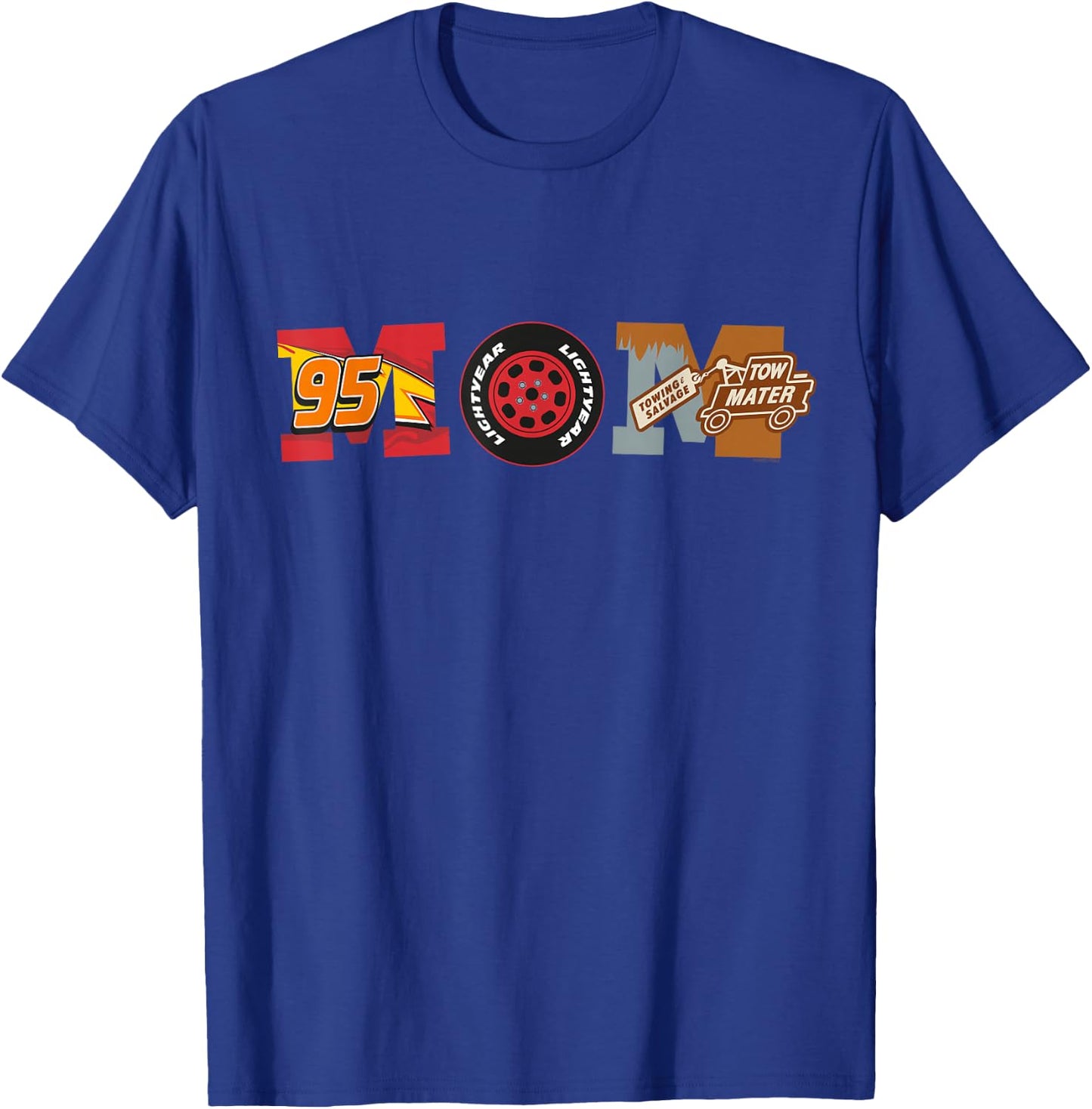 Disney and Pixar's Cars Mom Mother's Day Birthday , Black, S T-Shirt - T-Shirt | Royal