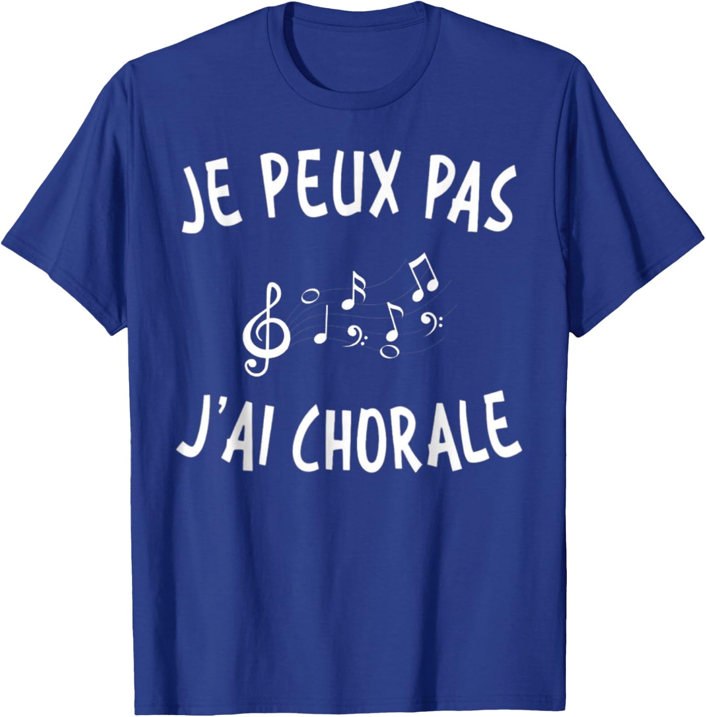 Je Peux Pas J'Ai Choir Gift Singer , Black, S T-Shirt - T-Shirt | Royal