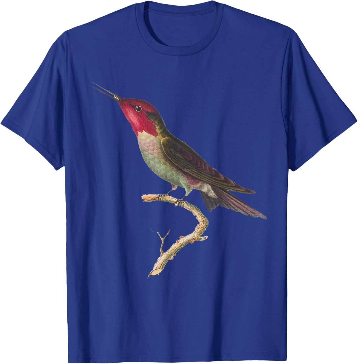 Hummingbird Beautiful Anna’s Hummingbird T-Shirt - T-Shirt | Royal