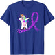 Funny Unicorn Purple Lupus Awareness Lupus Warrior T-Shirt - T-Shirt | Royal