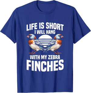 Zebra Finch Owner Nest for Bird Lover Cage Zebra Finches T-Shirt - T-Shirt | Royal