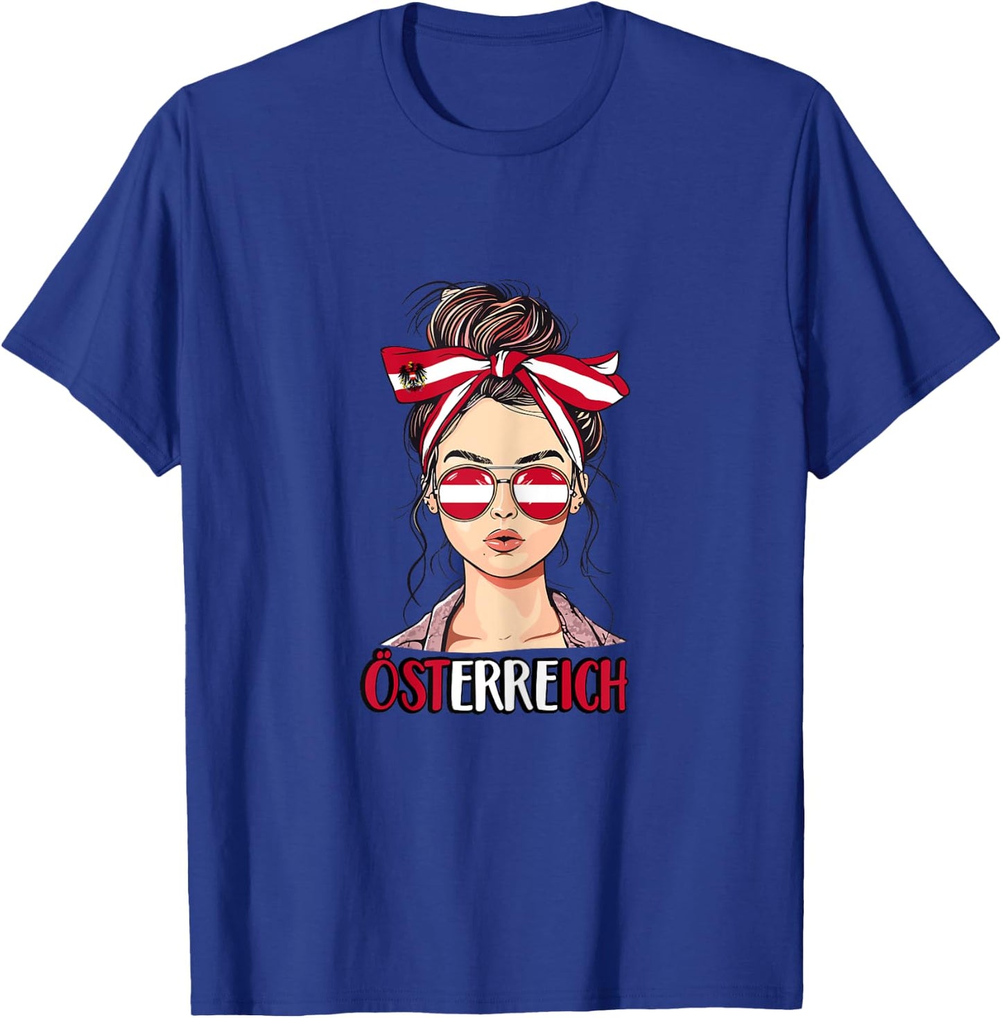 Austria Girls' Football Championship 2024 Fan Item , White T-Shirt - T-Shirt | Royal