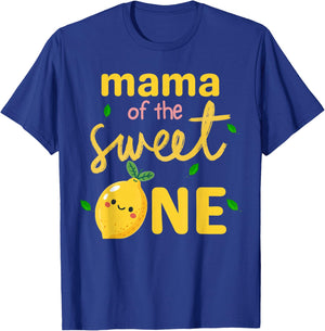 Mama of the Sweet One Lemon 1st Birthday Mom Women T-Shirt - T-Shirt | Royal