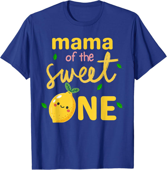 Mama of the Sweet One Lemon 1st Birthday Mom Women T-Shirt - T-Shirt | Royal