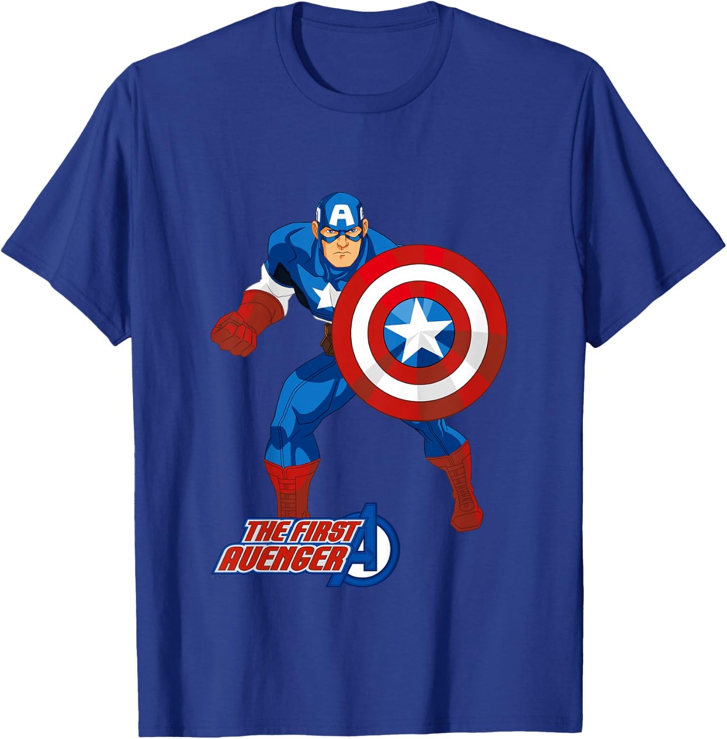 Kids Avengers Captain America The First Avenger , Black, 2 T-Shirt - T-Shirt | Royal
