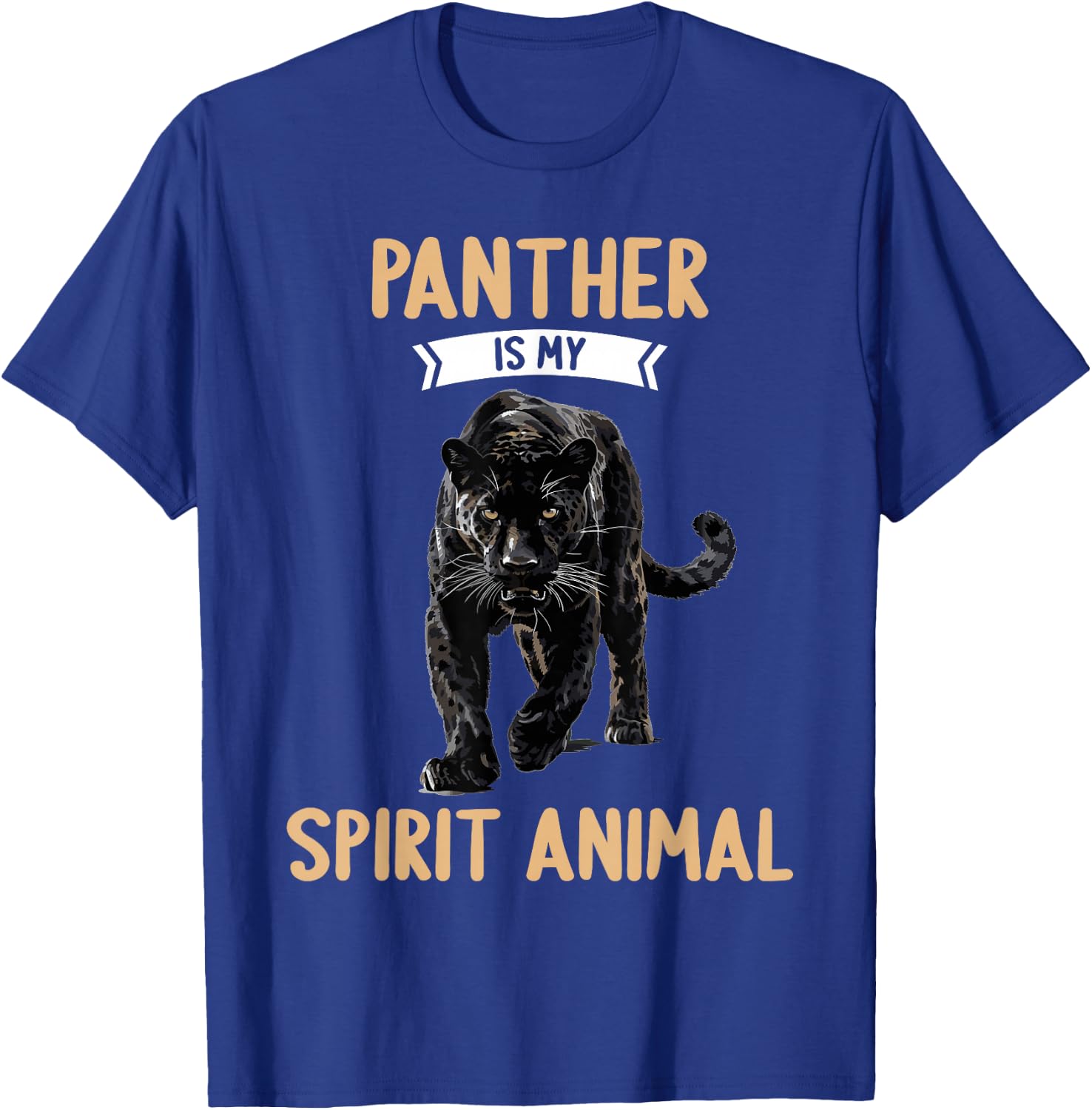 Panthers Panther is my spirit animal T-Shirt - T-Shirt | Royal