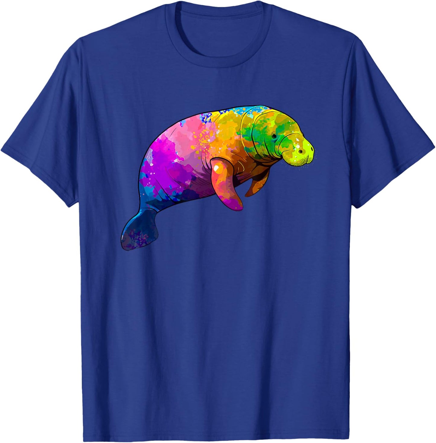 Cute Manatee Art Women Kids Sea Cow Lover Manatee T-Shirt - T-Shirt | Royal