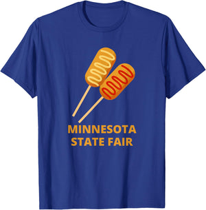 Minnesota State Fair Corn Dogs County Fair Corn Dog T-Shirt - T-Shirt | Royal
