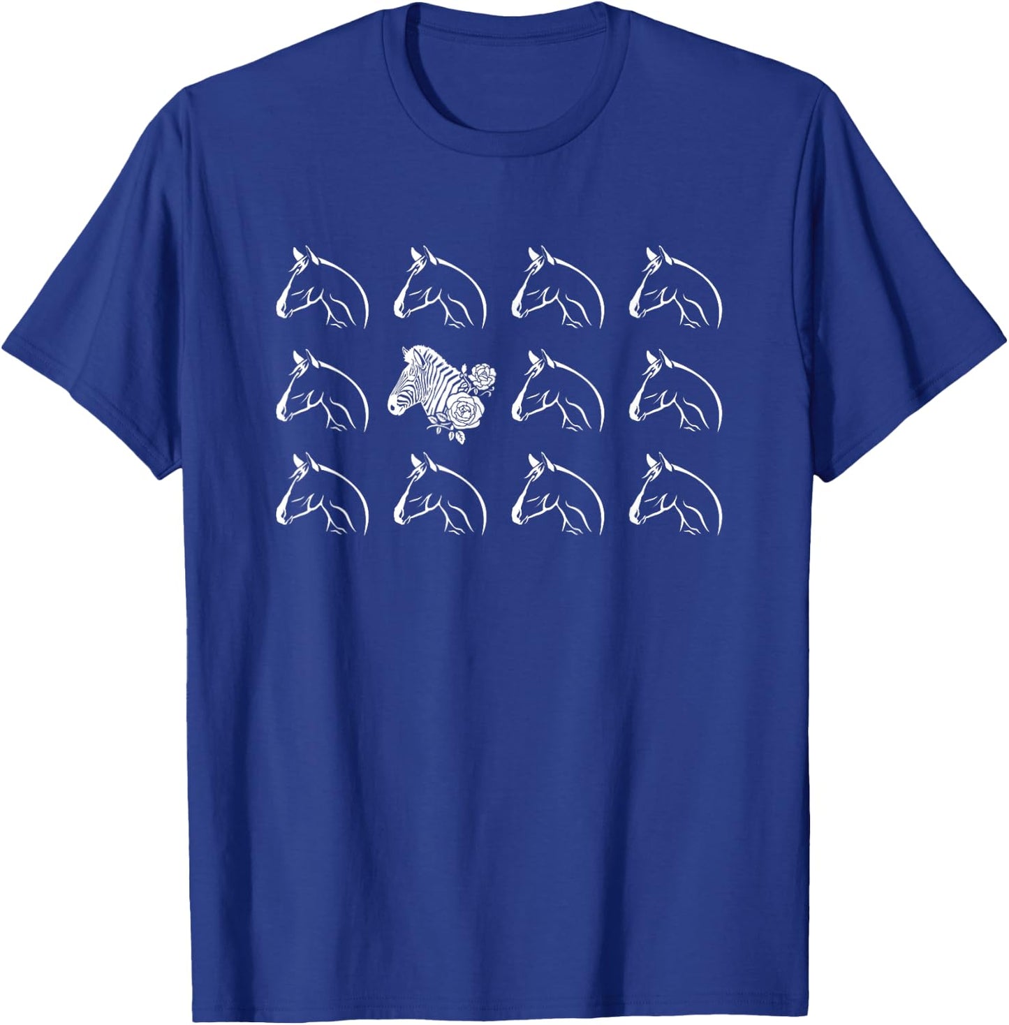 Rare Disease Awareness Zebra Rare Disease Warrior T-Shirt - T-Shirt | Royal