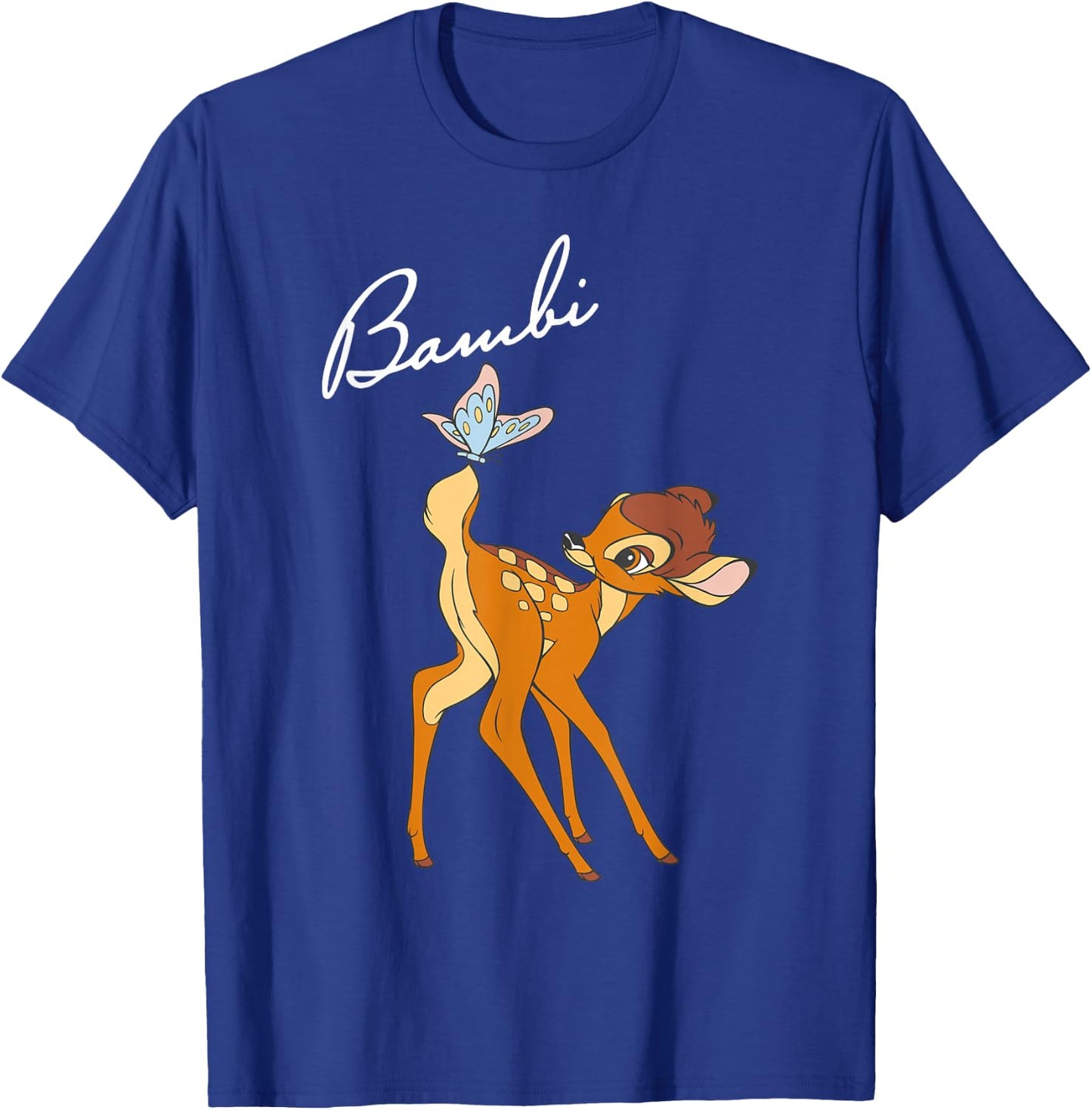 Bambi Butterfly Tail , black T-Shirt - T-Shirt | Royal