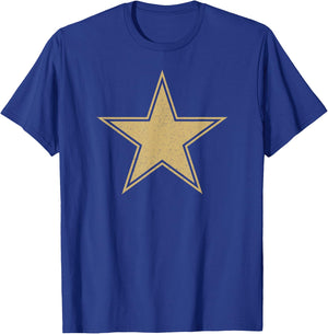 GOLD STAR ON A , Black, S T-Shirt - T-Shirt | Royal