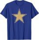 GOLD STAR ON A , Black, S T-Shirt - T-Shirt | Royal