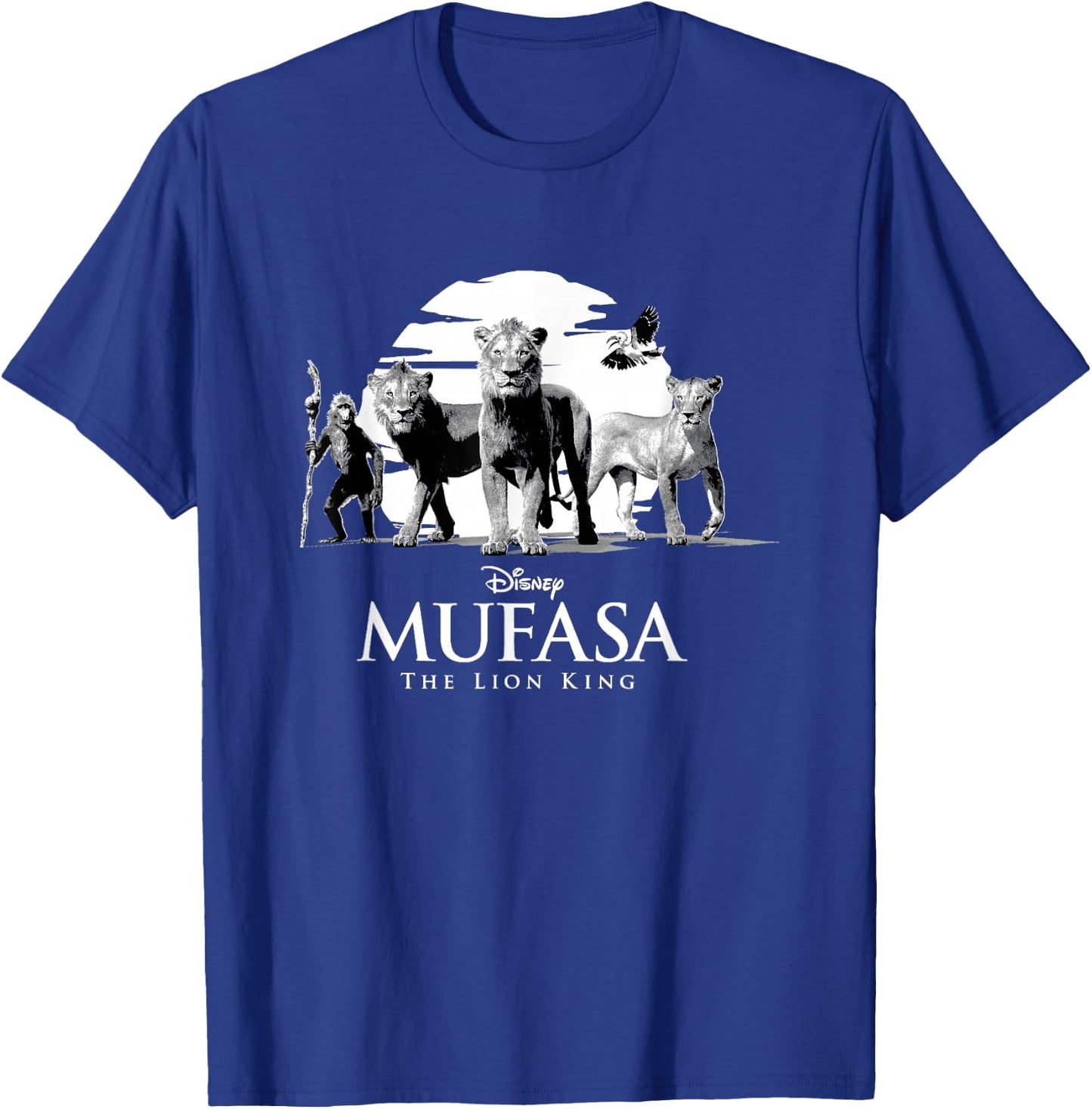 Disney Mufasa: The Lion King Monochromatic Sunset T-Shirt - T-Shirt | Royal
