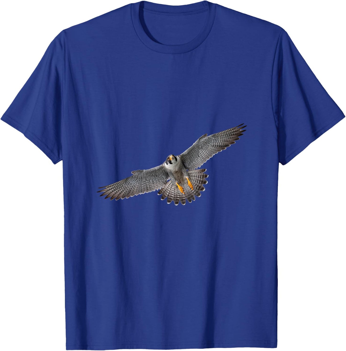 Faucon pèlerin en vol 1 Haut de Gamme T-Shirt - T-Shirt | Royal