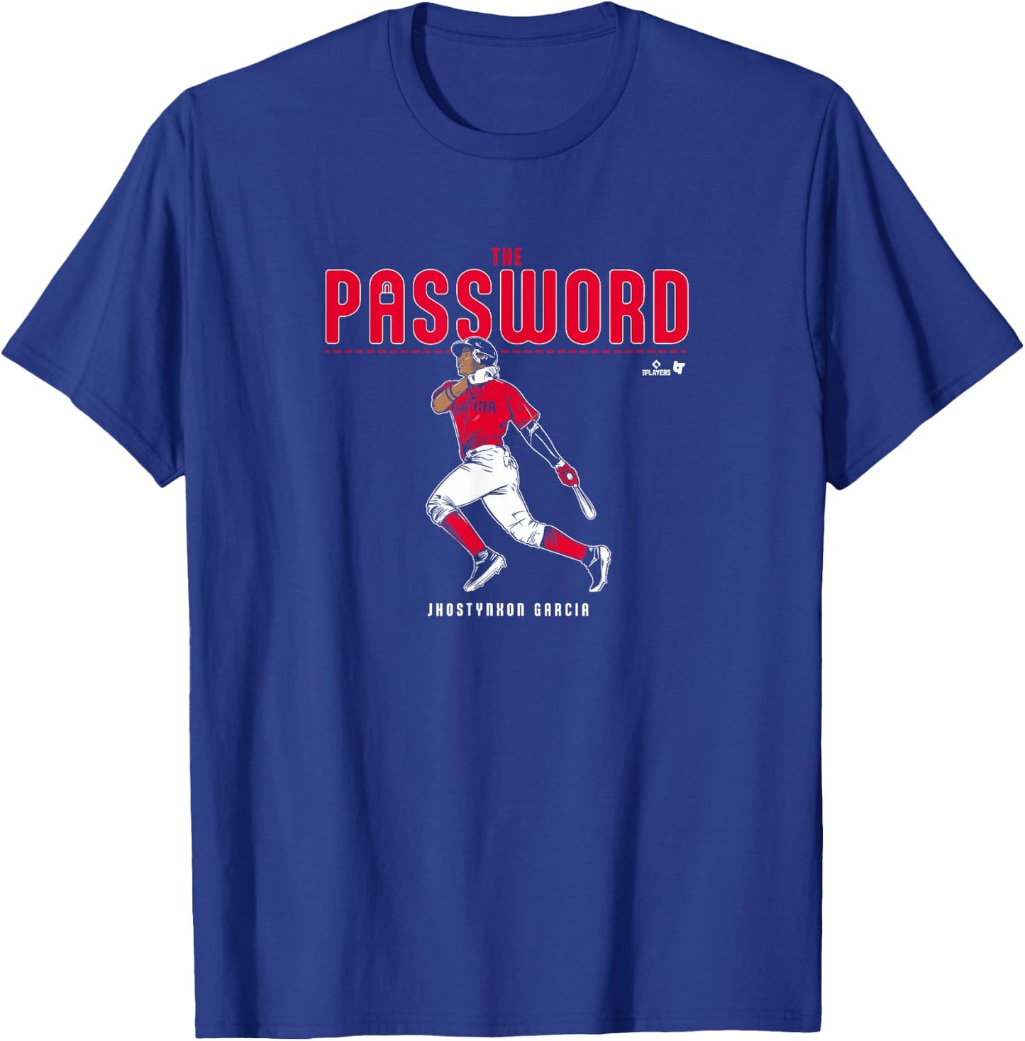 Jhostynxon Garcia: - The Password - Boston Baseball T-Shirt - T-Shirt | Royal