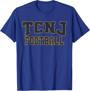 TCNJ Football Apparel Sports Fan T-Shirt - T-Shirt | Royal