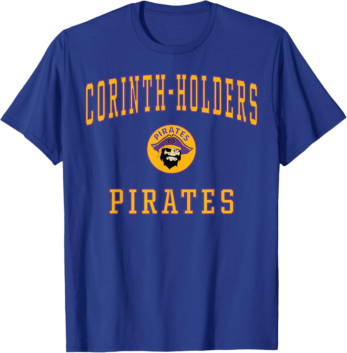 Corinth-Holders High School Pirates T-Shirt - T-Shirt | Royal