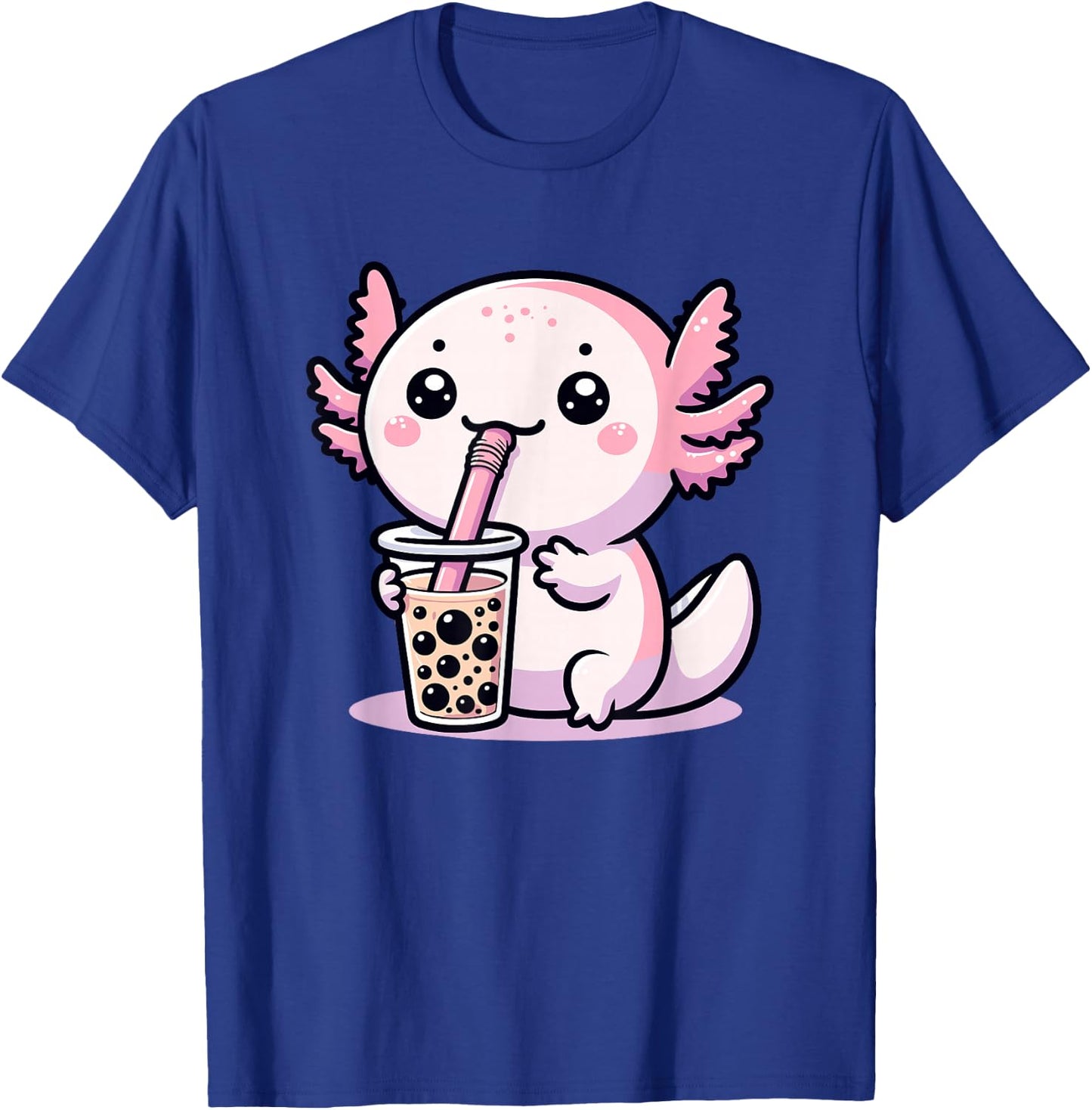 Axolotl Bubble Tea Boba Tea & Cute Anime Kawaii, Mädchen Frauen T-Shirt - T-Shirt | Royal