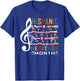 Music Teacher Kid National Hispanic Heritage Month T-Shirt - T-Shirt | Royal