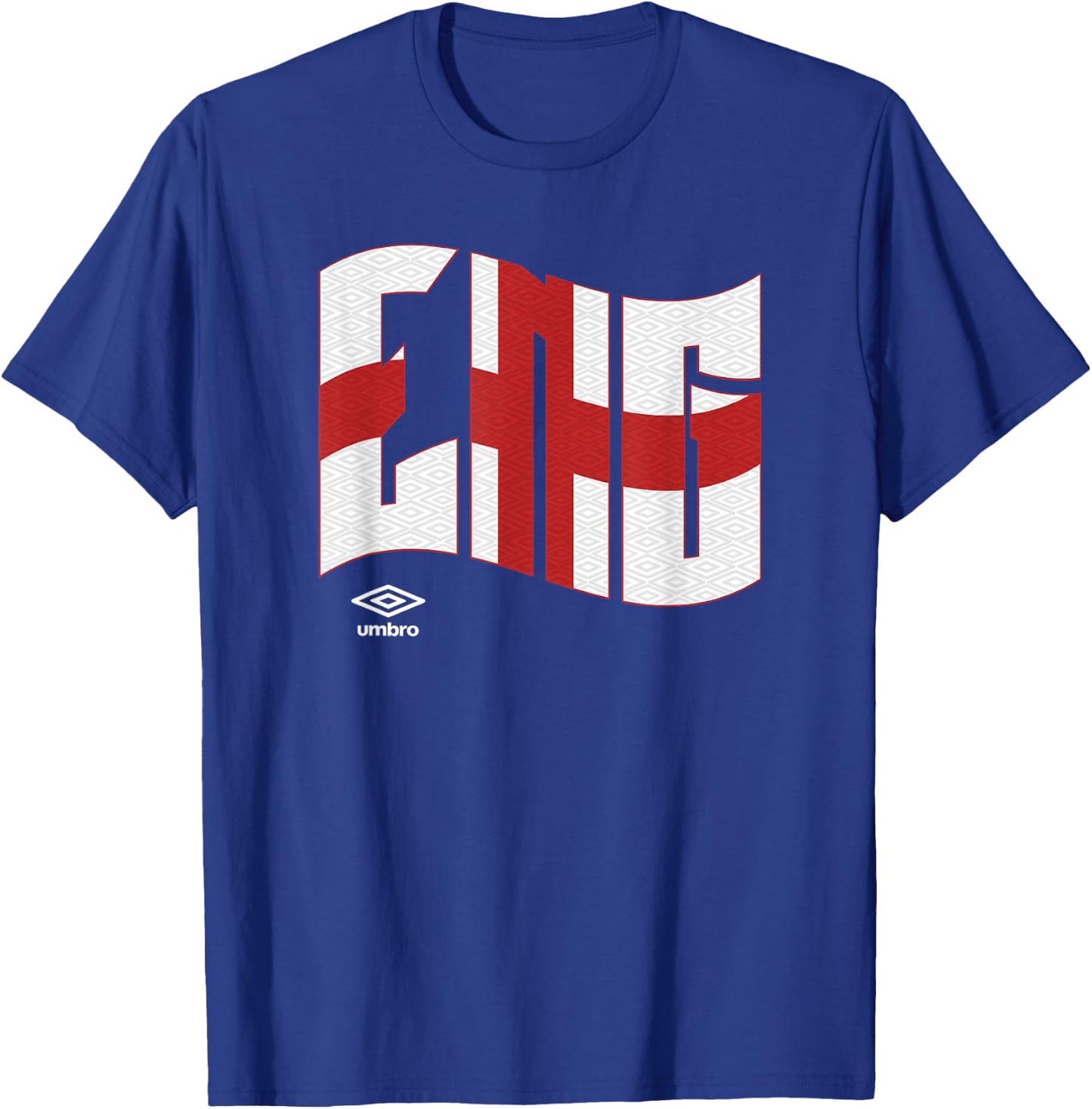 Umbro International Soccer Wavy England Logo T-Shirt - T-Shirt | Royal