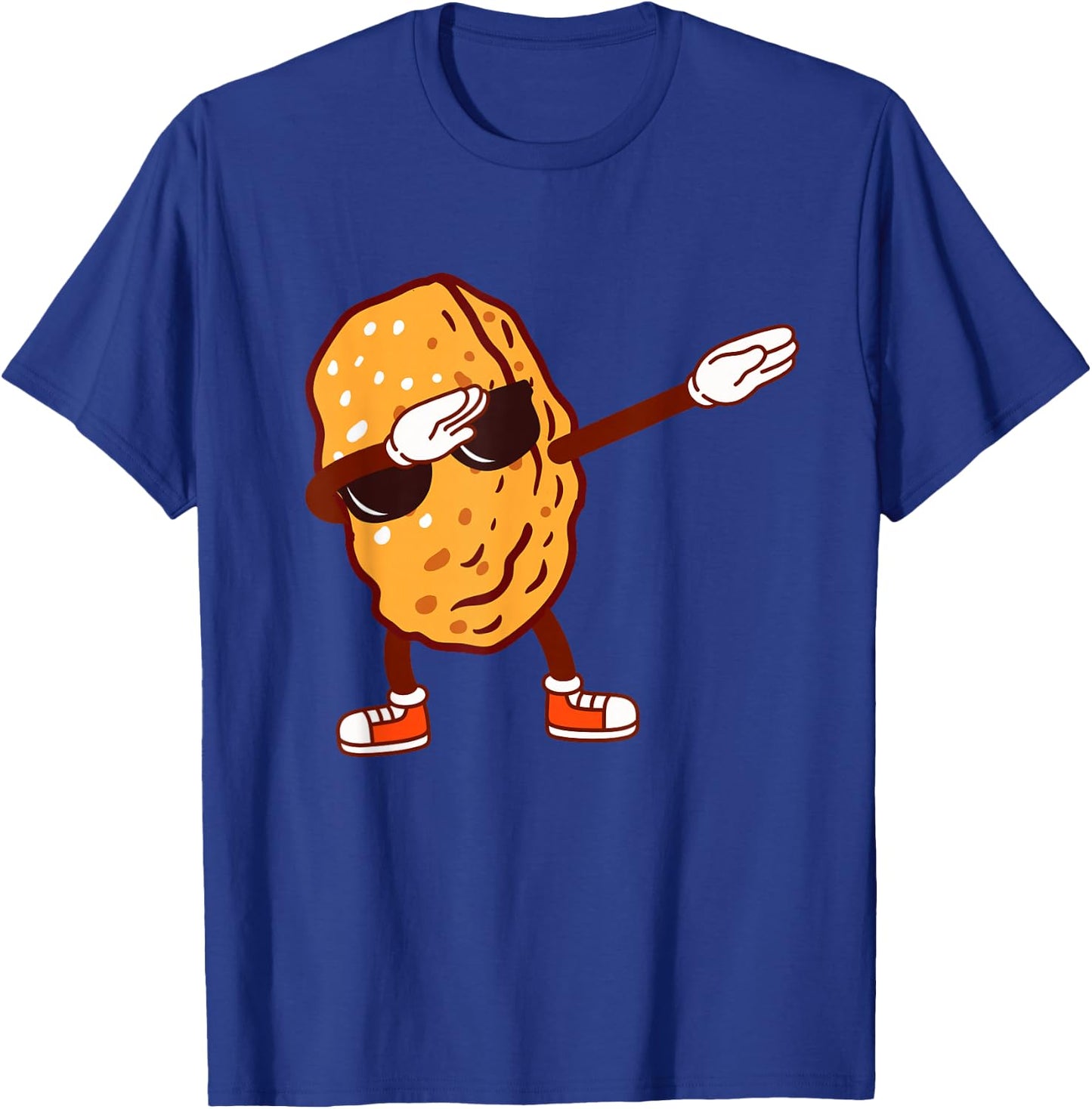 Best Dabbing Chicken Nuggets Design For Kids Food Lover T-Shirt - T-Shirt | Royal