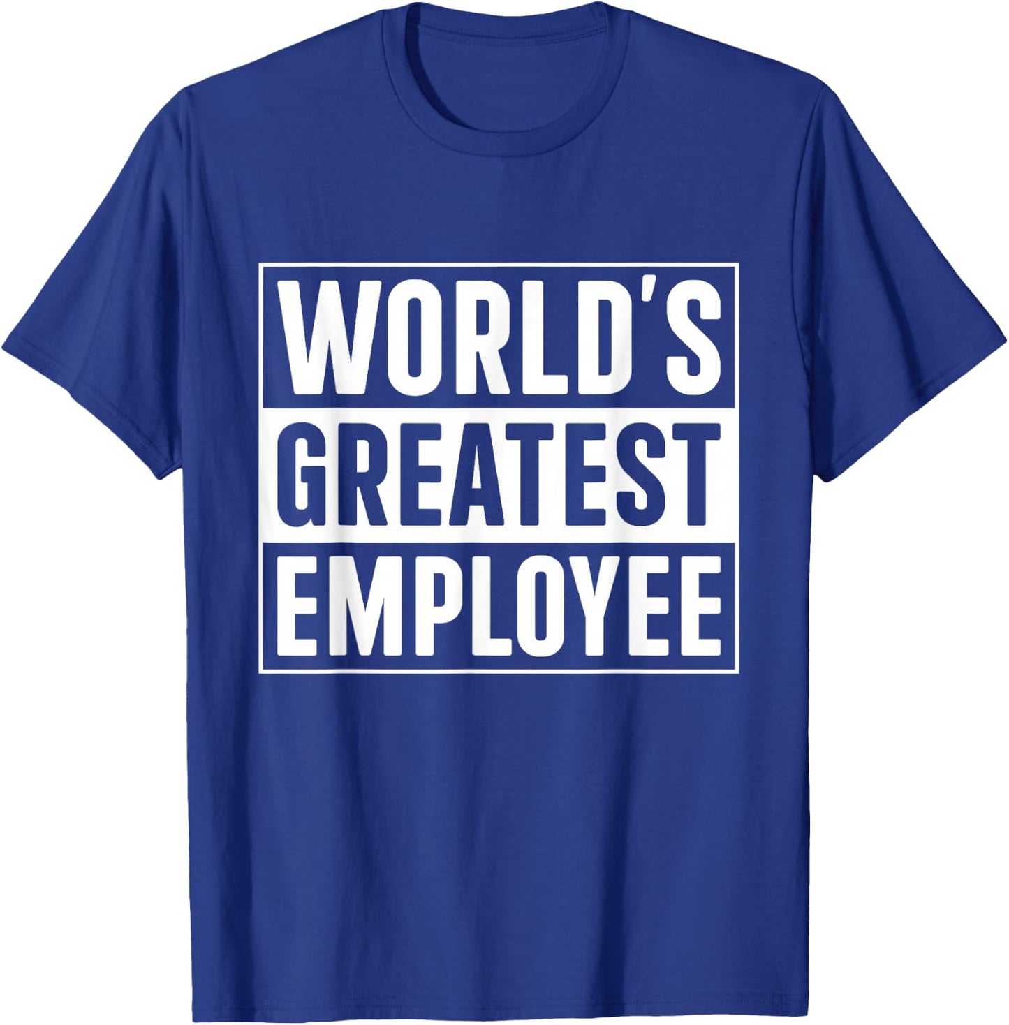 World's Best Employee T-Shirt - T-Shirt | Royal