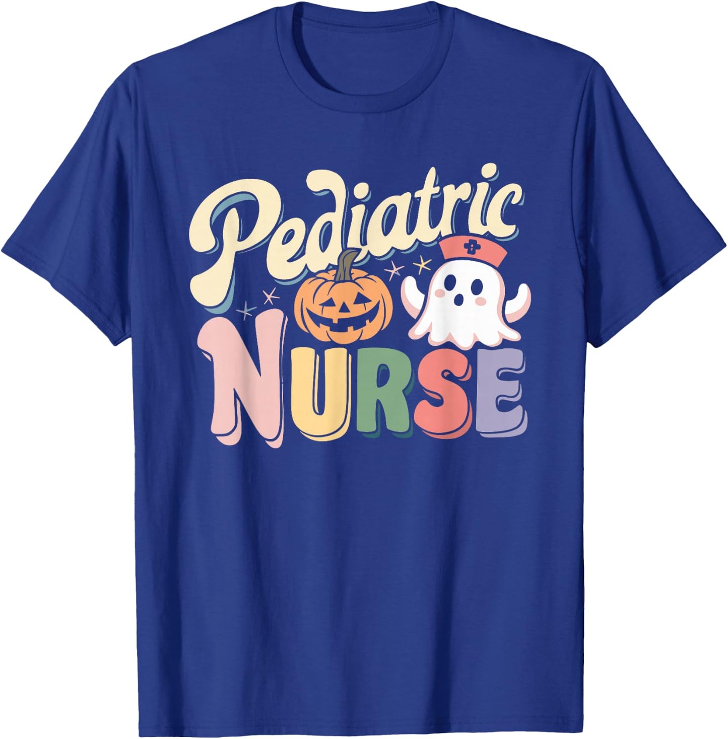 Pediatric Nurse Childcare Halloween Costume T-Shirt - T-Shirt | Royal