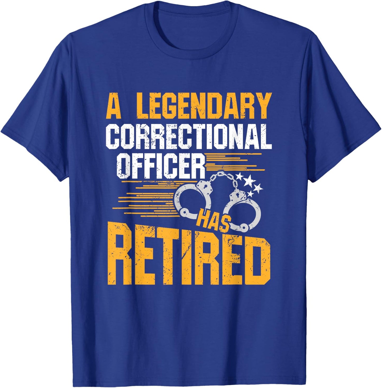 Retired Correctional Officer Retirement Party Gift Shirt T-Shirt - T-Shirt | Royal