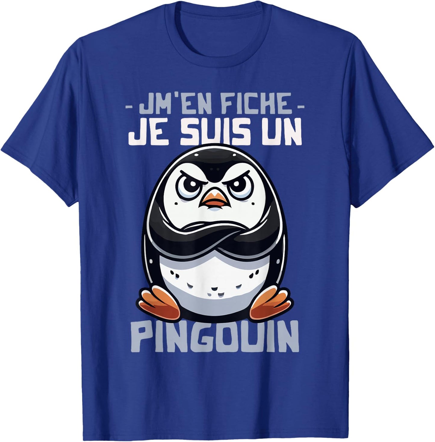 Idea Je suis un Penguin Funny Funny Penguin Design , Black, S T-Shirt - T-Shirt | Royal