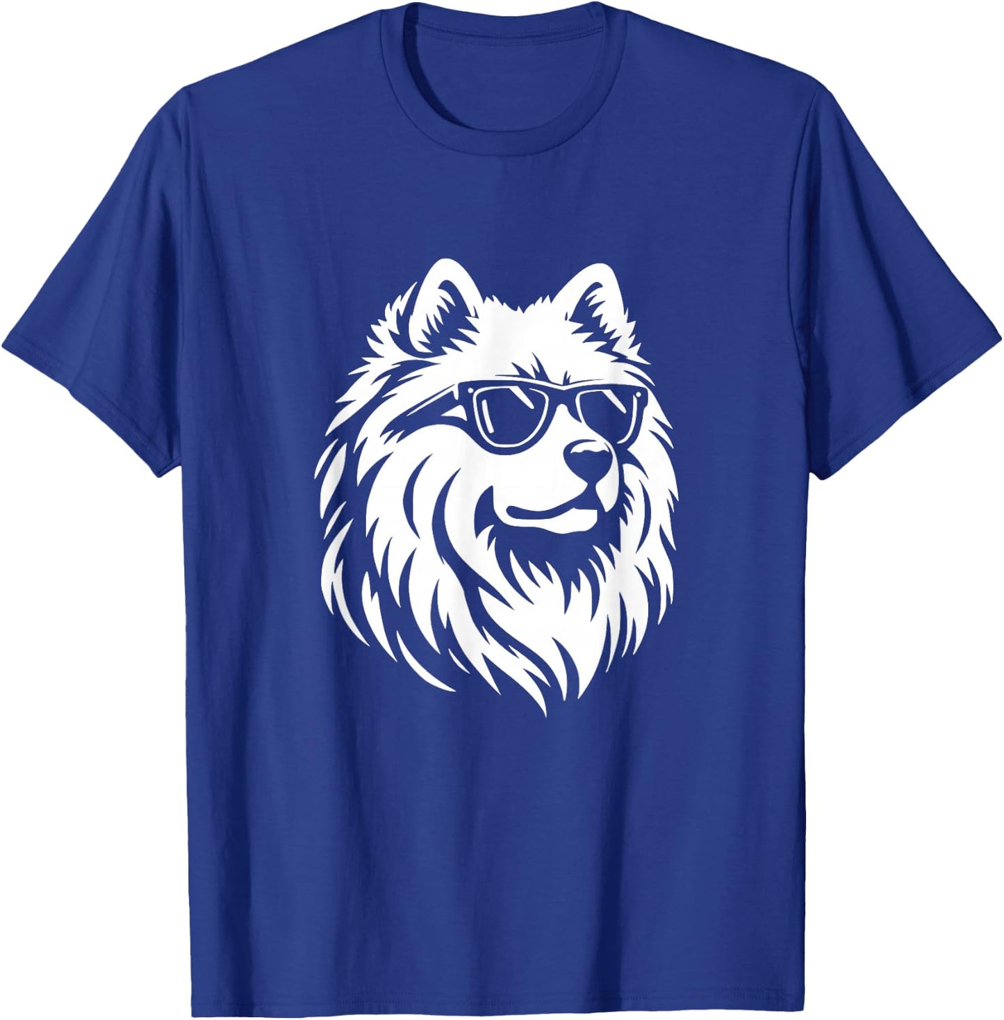 Samoyed Sunglasses Dog Graphic Design T-Shirt - T-Shirt | Royal