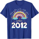 Happy 12th Bday Making The World A Better Place Since 2012 T-Shirt - T-Shirt | Royal
