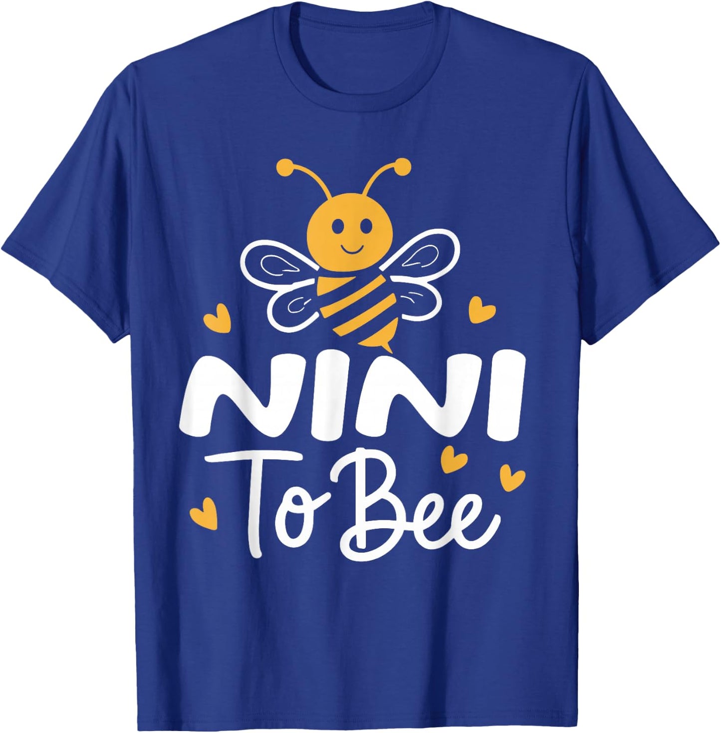 Funny Bee Lover Nini To Bee Mothers Day T-Shirt - T-Shirt | Royal