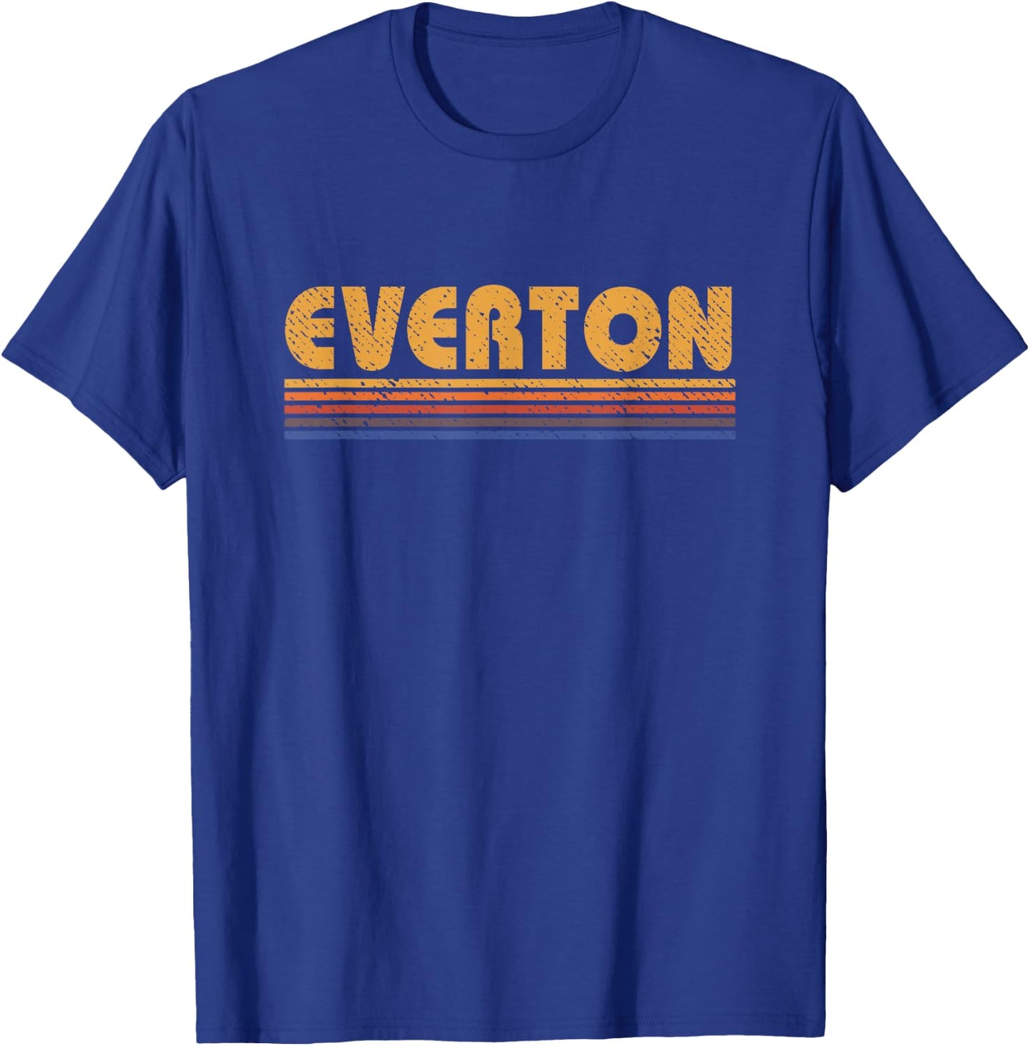 Everton England Vintage 80s Style T-Shirt - T-Shirt | Royal