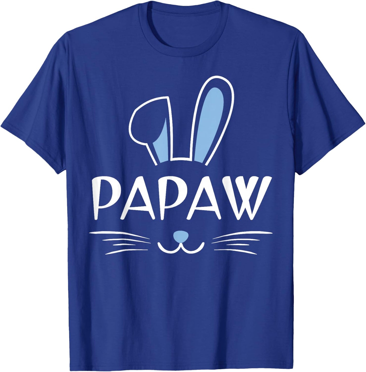 Papaw Bunny Face Family Father's Day Easter T-Shirt - T-Shirt | Royal