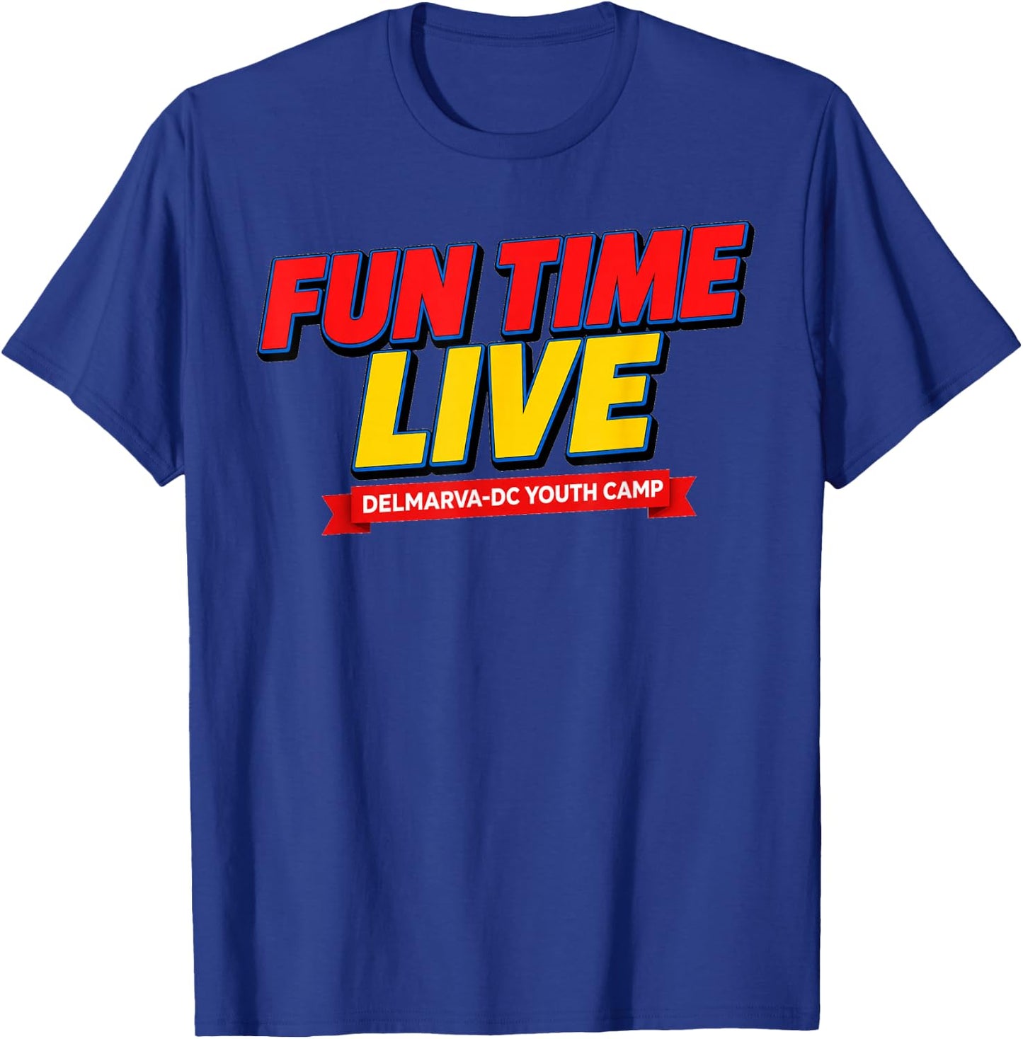 Fun TIME DELMARVA-DC Design T-Shirt - T-Shirt | Royal
