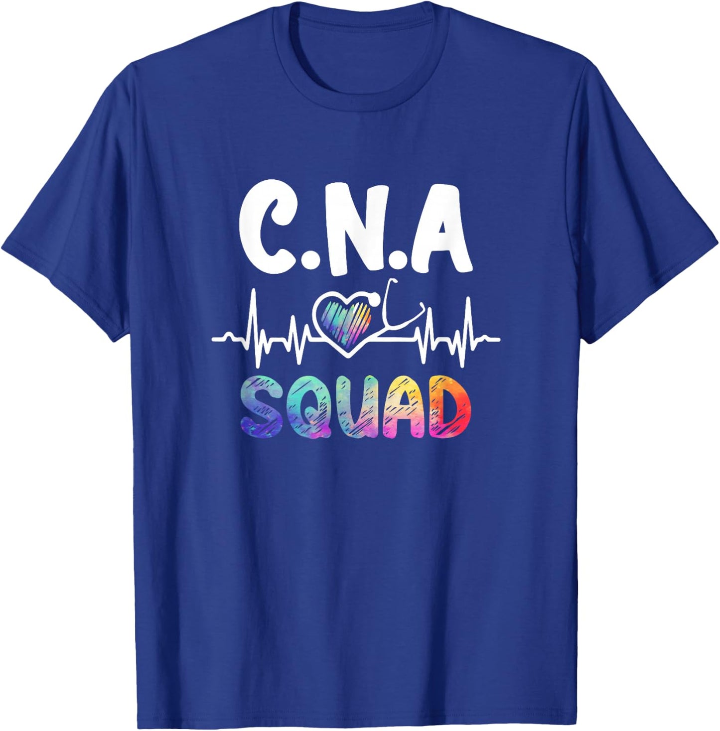 C.N.A Squad Certified Nursing Assistant Nurse Practitioner T-Shirt - T-Shirt | Royal