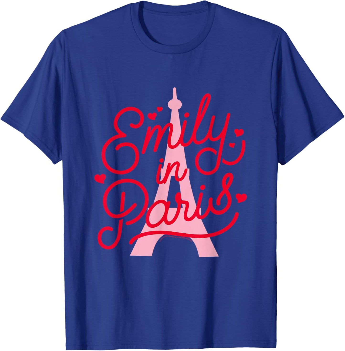 Emily in Paris Eiffel Tower and Logo , black T-Shirt - T-Shirt | Royal