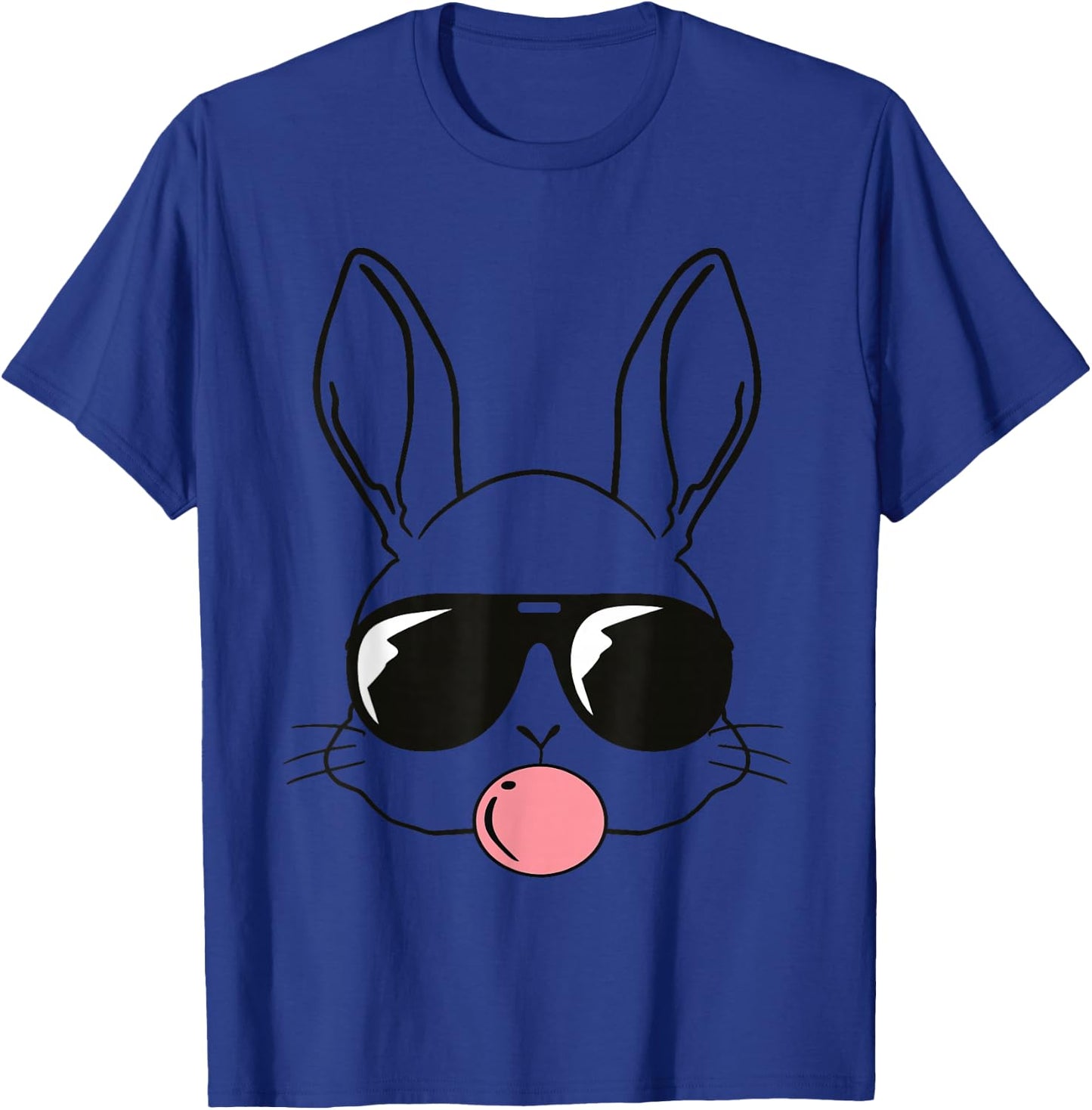 Cooles Oster-Hasen Gesicht Kinder Männer Jungen Ostern T-Shirt - T-Shirt | Royal
