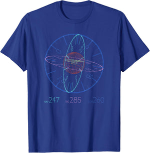 Star Trek Navigation Controls T-Shirt - T-Shirt | Royal