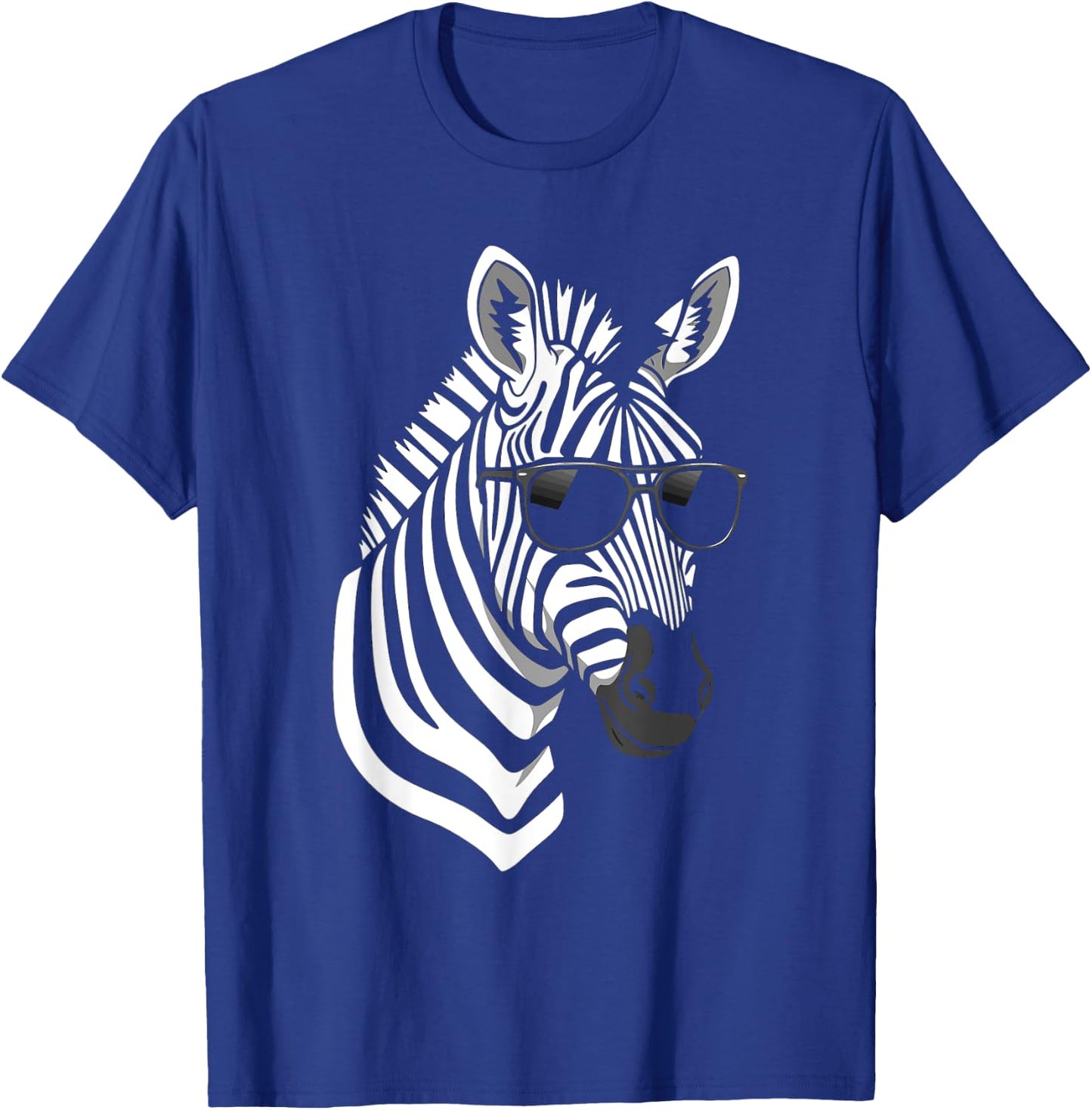 Funny Zebra Shirt women Boys animal print Clothin Zebra T-Shirt - T-Shirt | Royal