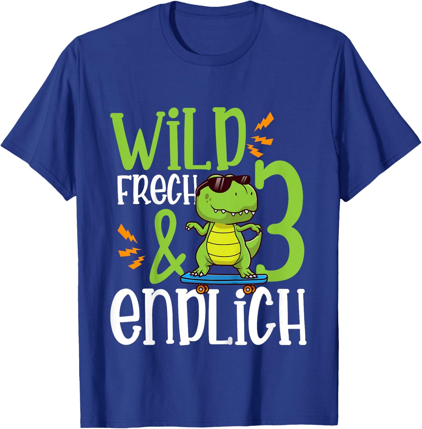 Children's Wild Cheeky & Finally 3rd Birthday, black T-Shirt - T-Shirt | Royal