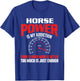 Horse Power Is My Addiction - Car Guy Auto Mechanic T-Shirt - T-Shirt | Royal