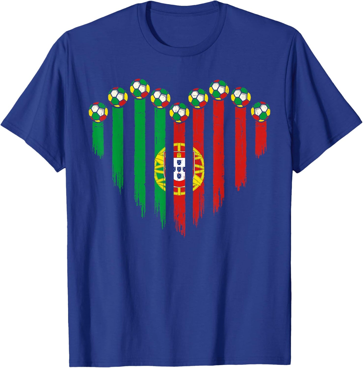 Portuguese Flag Novelty Portugal T-Shirt - T-Shirt | Royal
