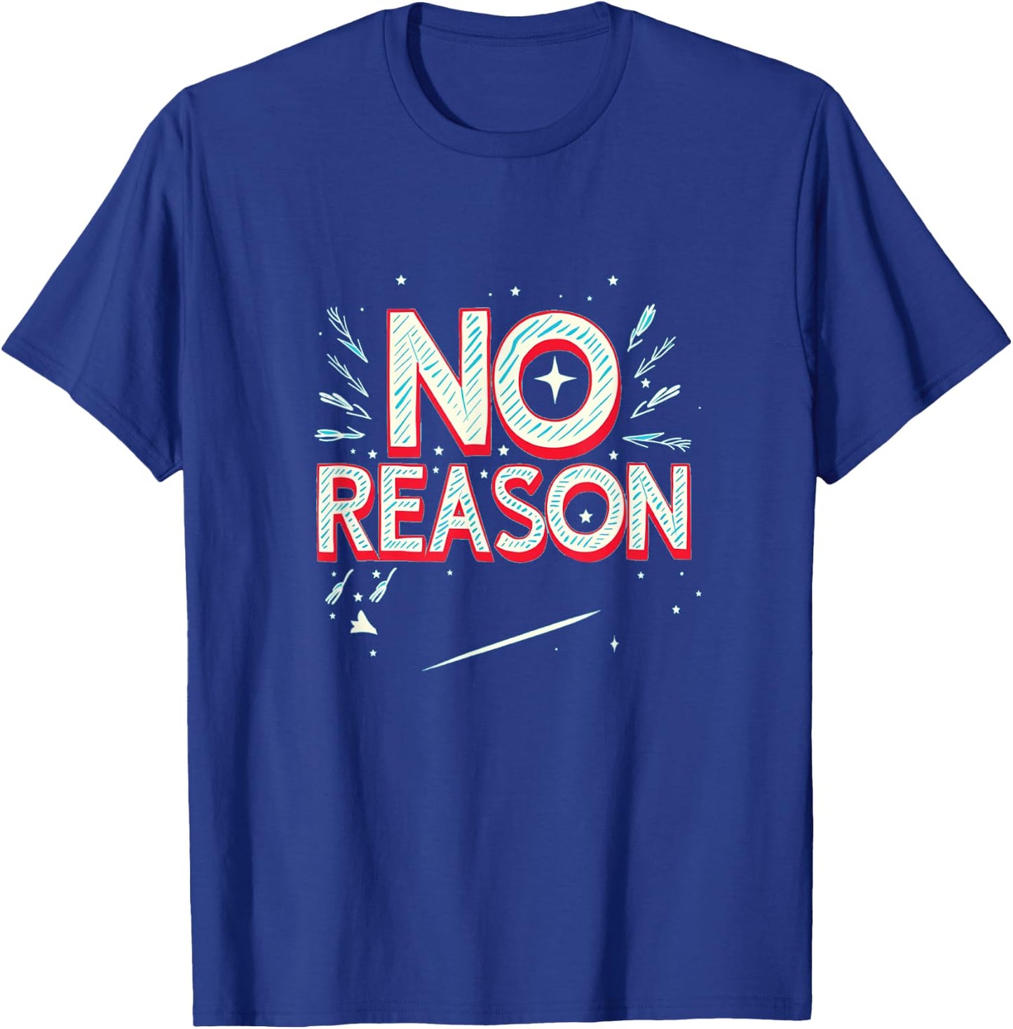 No Reason Emblem T-Shirt - T-Shirt | Royal