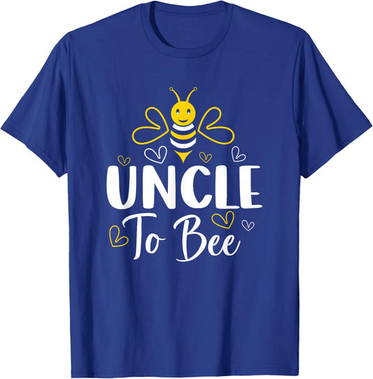 Uncle to Bee Pregnancy Announcement Baby Shower Uncle T-Shirt - T-Shirt | Royal