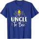 Uncle to Bee Pregnancy Announcement Baby Shower Uncle T-Shirt - T-Shirt | Royal