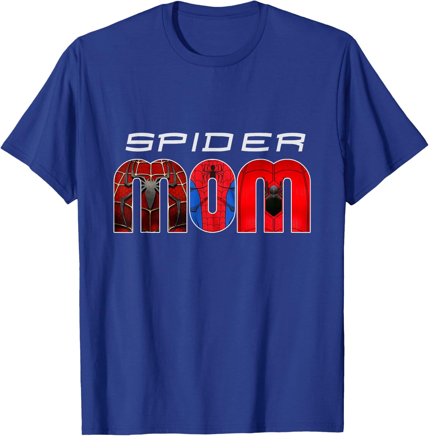 Woman Spider Mom Mother's Day Matching Family Birthday T-Shirt - T-Shirt | Royal
